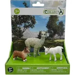 Collecta farm animal figurine set — Collecta models 88082, 88787, 88960 — three-piece farm animal figures