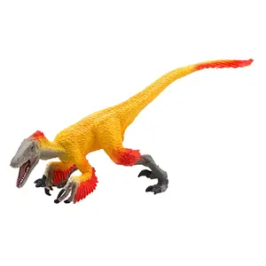 Deinonychus kolekcionējamā figūra no animal planet — Mojo Fun MOJO, PVC priekšvēsturisks rotaļlieta, daudzkrāsains (dzeltens/sarkans/pelēks/melns), 3+