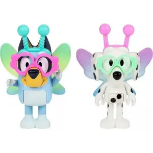 Papo collectible figurine Bluey characters Chilli and Baby Bluey set, plastic toy figures