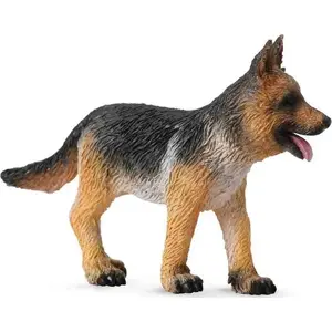 Collecta figurine - Alsatian (German Shepherd) puppy model by Collecta, scale collectible 490987