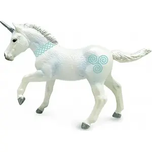 Collecta collectible unicorn foal figurine — blue model, hand-painted PVC, scale unspecified