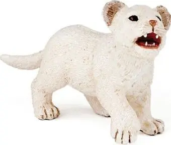 Papo White Lion Cub collectible figure Photo 2