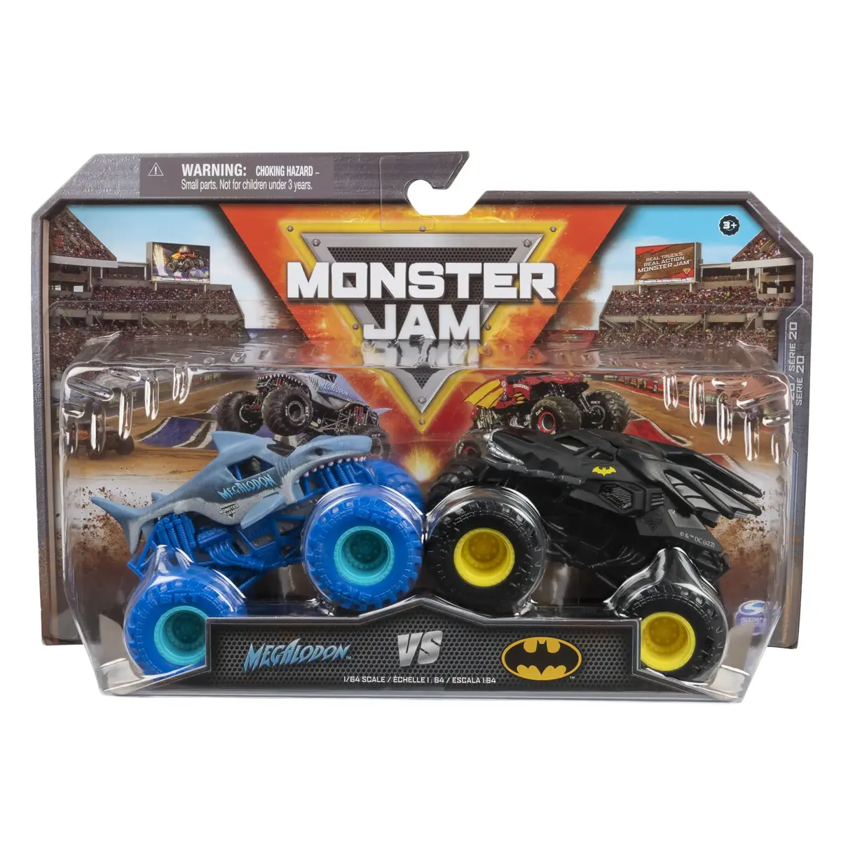 Spinmaster Monster Jam Batman vs. Megalodon 1:64 truck Photo 2