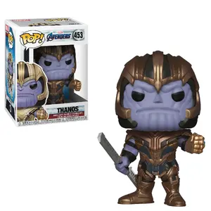 Kolekcijas figūra Funko Pop Marvel Avengers: Endgame Thanos — daudzkrāsaina, 165×89×114 mm, loga kastē