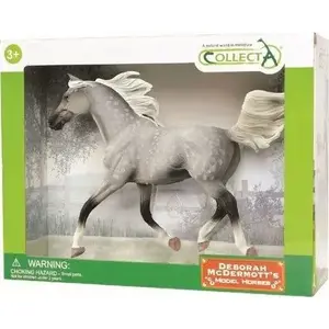 Collecta figūriņa Półarabski ērzelis pelēki-melnā krāsā mērogā 1:12 Deluxe