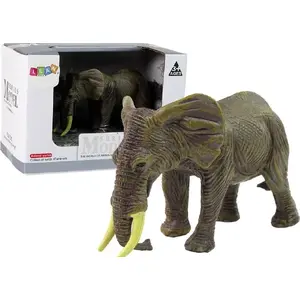 Collectible Animal Figure LEANToys L-12286-0 — Elephant large size, painted PVC