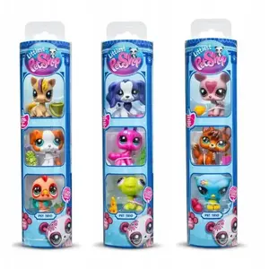 Figure set littlest petshop Pet Trio in Tube – assorted 3-piece collectible figures