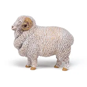 Фигурка Papo Merino Sheep — овца Merino из ПВХ, белая, возраст 3+