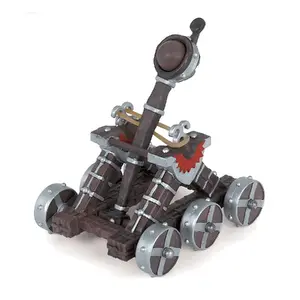 Игрушечная катапульта Papo Red Catapult, ПВХ, средневековая осадная машина, от 3 лет