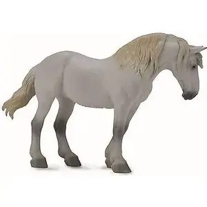 Фигурка Collecta Кобыла породы Першерон серая 88702 — реалистичная модель лошади, коллекционная