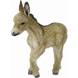 Collecta figurine foal donkey model 004-88409, realistic collectible animal toy
