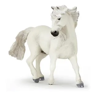 Figure Papo Camargue Horse model 427779, white PVC collectible figurine, suitable from 3 years