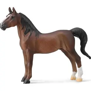 Collecta American Saddlebred Stallion figure — Collecta 004-88954, liver chestnut finish