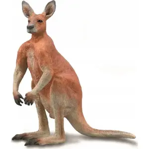 Collecta figurine red male kangaroo model 004-88942, collectible animal figure
