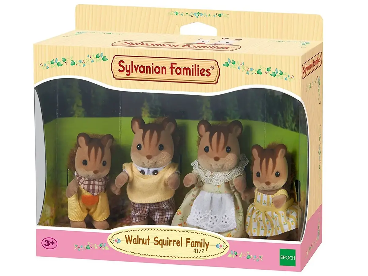 Epoch Sylvanian Families Walnut Squirrel Family фигурки Photo 2