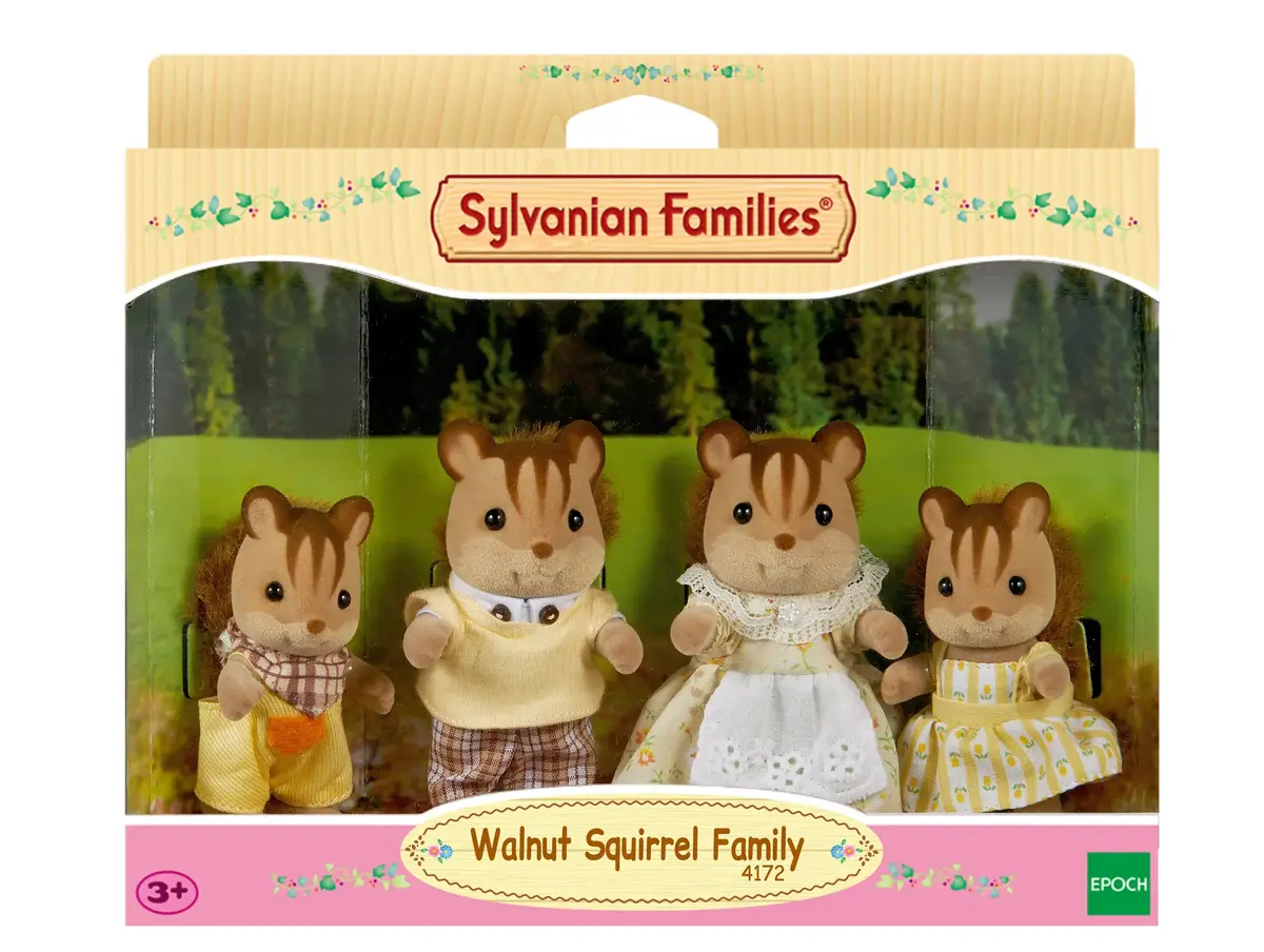 Epoch Sylvanian Families Walnut Squirrel Family фигурки Photo 3