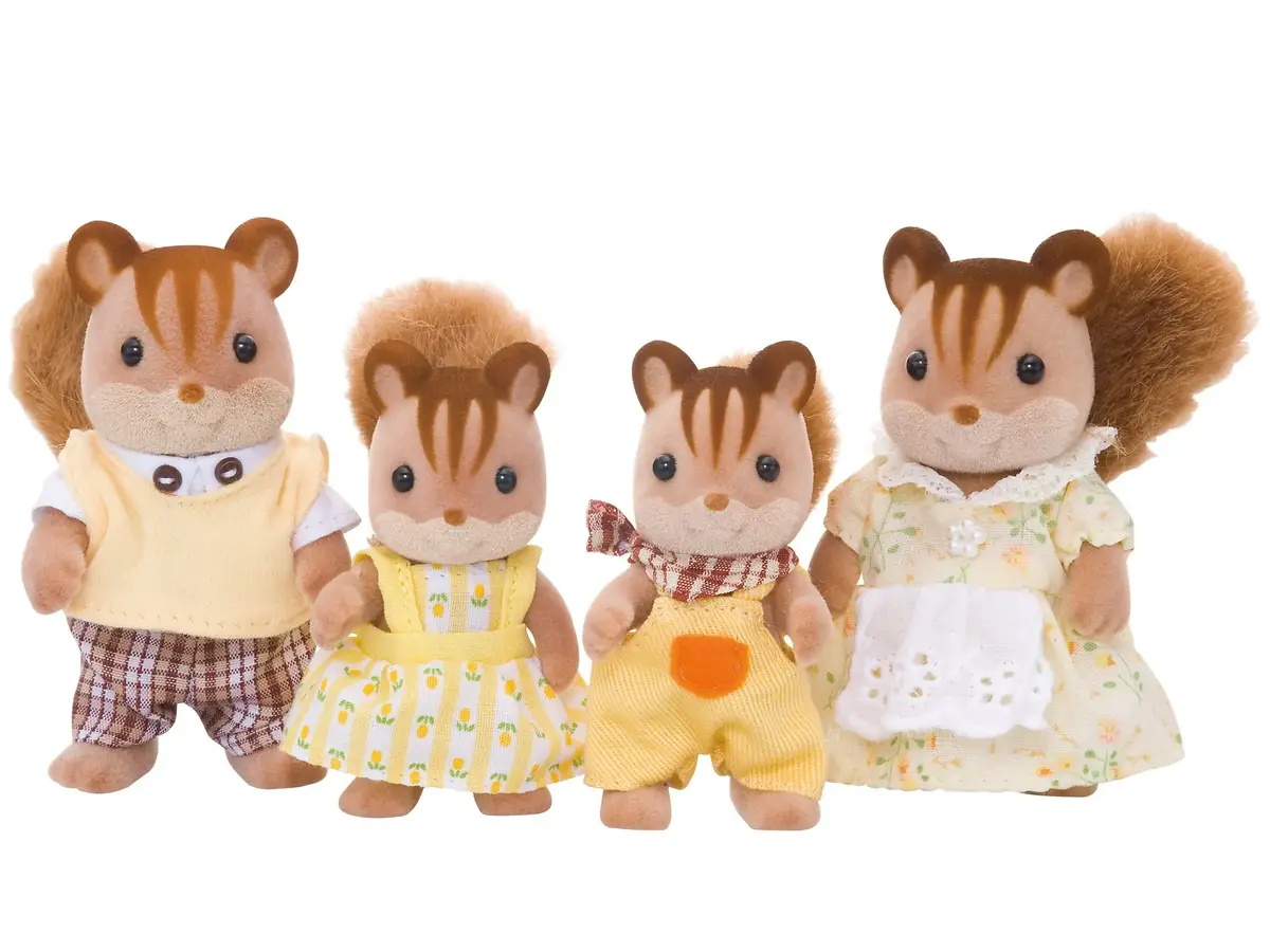 Epoch Sylvanian Families Walnut Squirrel Family фигурки Photo 4
