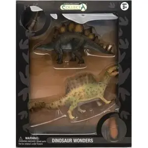 Collecta dinosaur figures Spinosaurus and Stegosaurus set by Collecta (model 467885)