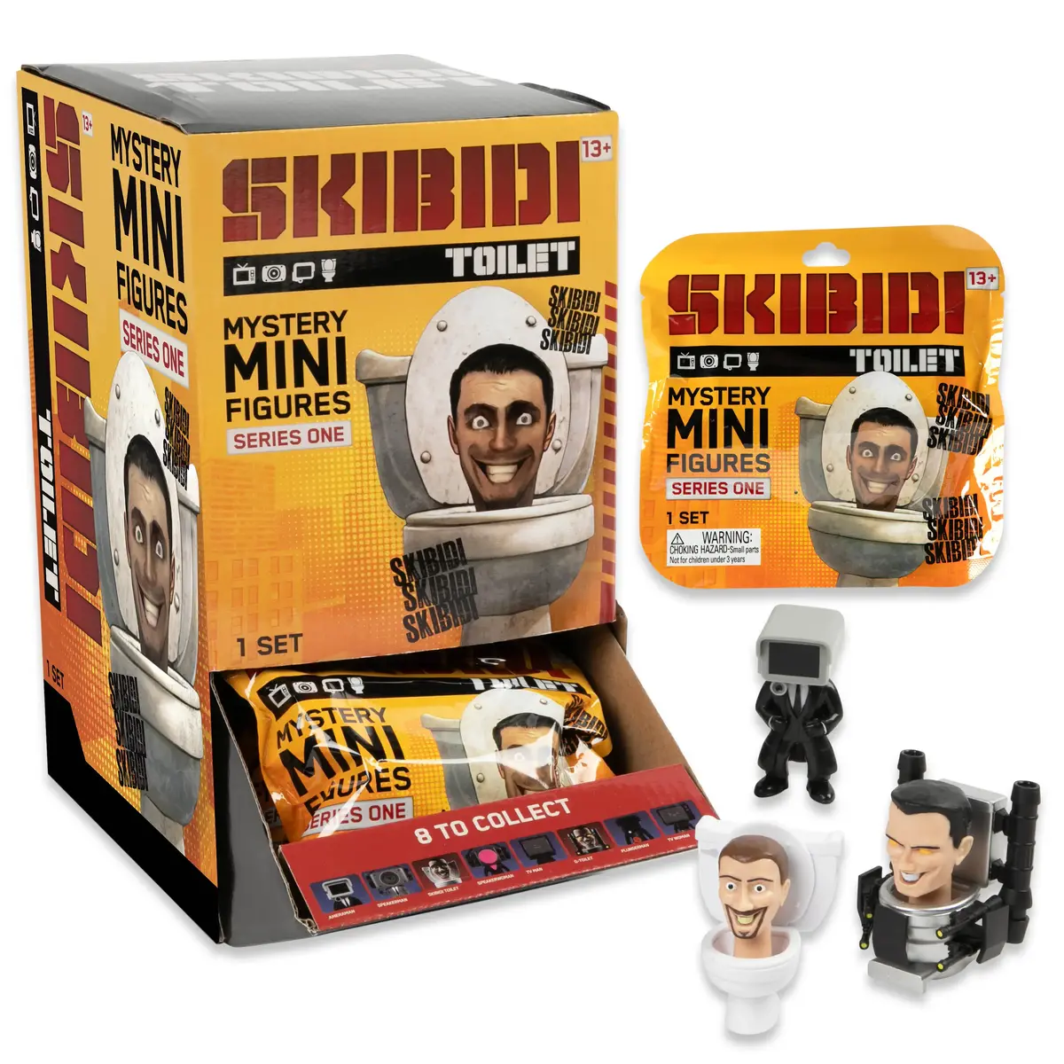 Skibidi Toilet 2.5" mini figures — spinmaster Photo 3