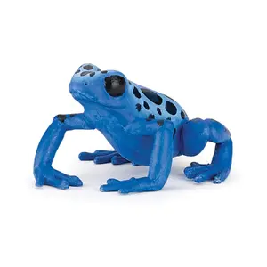 Collectible figure Papo Equatorial Blue Frog, multicolour, H 96.5 mm, W 53 mm, D 52 mm