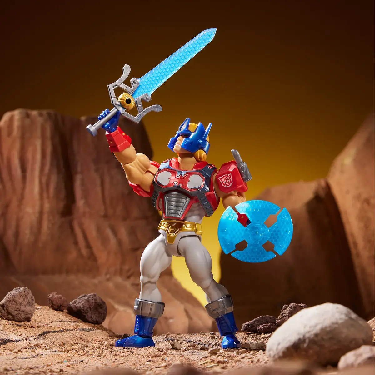 MATTEL Masters of the Universe Origins Optimus Prime Armor He-Man Photo 3