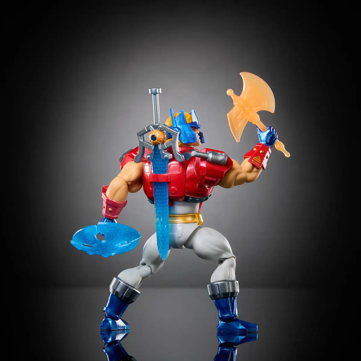 MATTEL Masters of the Universe Origins Optimus Prime Armor He-Man Photo 6