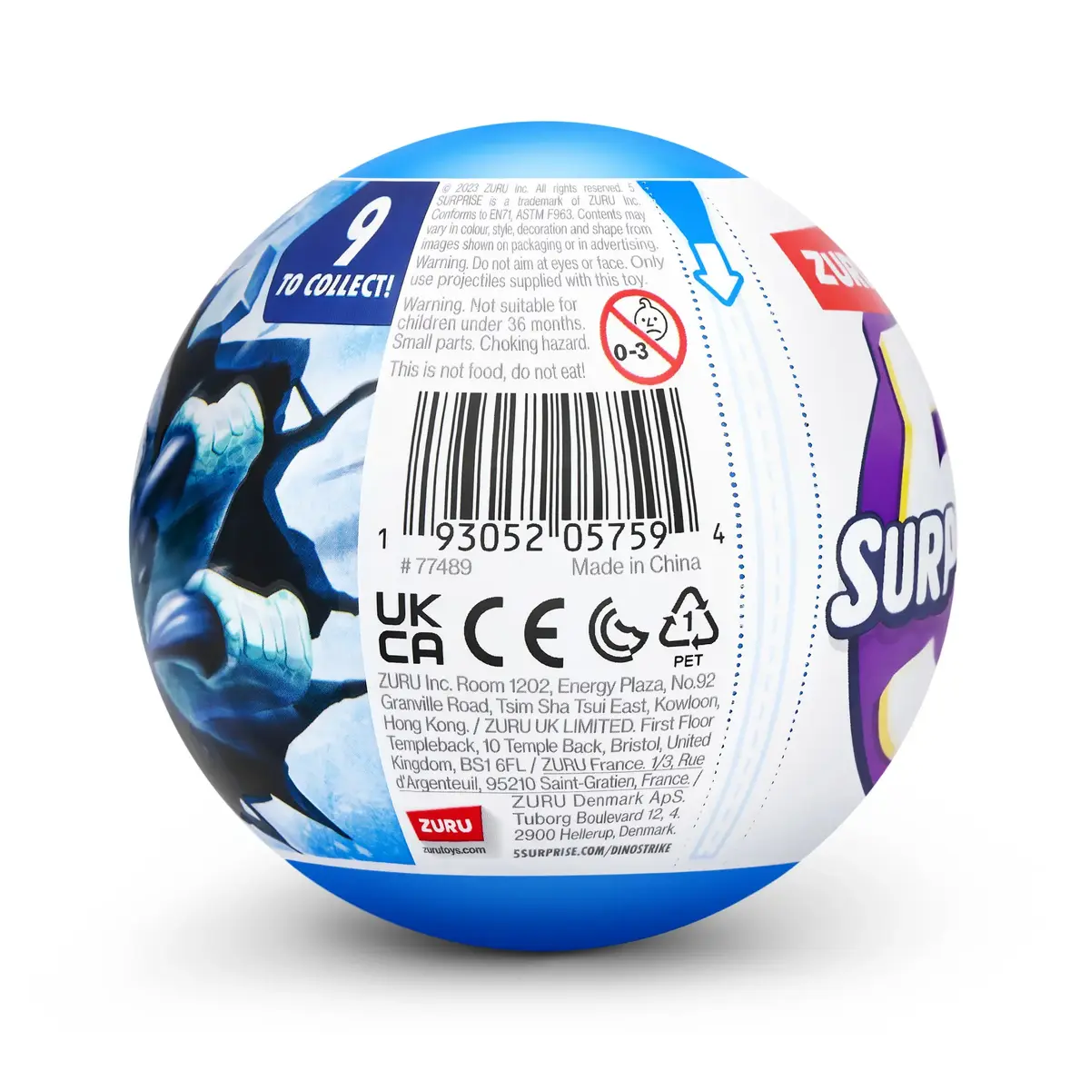 Zuru 5 Surprise Dino Strike Ice Age набор Photo 4