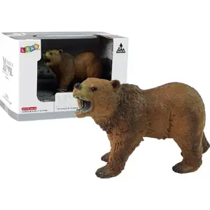 Collectible Figure LEANToys Brown Bear L-12353-0, hand-painted PVC collectible figurine