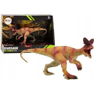 Figure LEANToys collectible dinosaur Dilophosaurus red — single-piece collectible figure