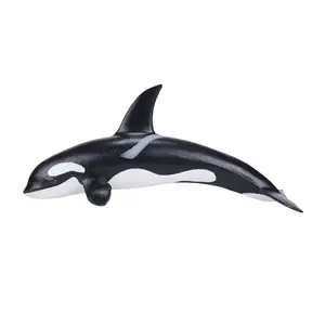 Animal Planet Mojo Fun Orca Large collectible PVC figure, white/black, from Portugal, age 3+