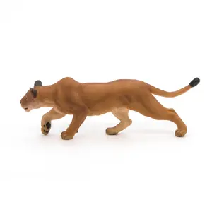 Figure Papo Lioness Chasing PVC brown, wild animal figurine, recommended age 3+