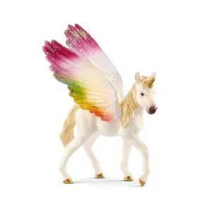 Figure Schleich Bayala winged rainbow unicorn foal, plastic, multicolour, for ages 5+