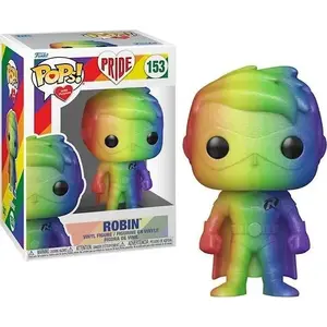 Коллекционная виниловая фигурка Funko Pop DC Comics Pride 2022 Robin 153 — Funko Pop