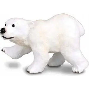 Collecta figurine polar bear walking model 004-88215, collectible animal figure
