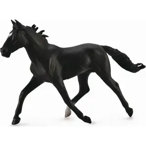 Фигурка Collecta Standardbred Pacer Stallion – пластиковая модель, чёрная