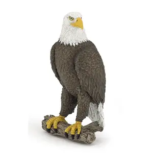 Figure Papo Sea Eagle – Papo PVC sea eagle figurine, brown/white/yellow, recommended age 3+