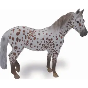 Collecta figurine mare British Spotted Pony chestnut leopard 88750 realistic model