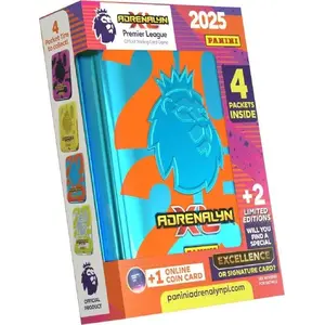 PANINI collector's mini figure tin Premier League 2025 — collectible figurine set in metal tin