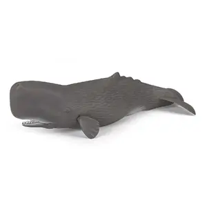 Figure Papo Sperm Whale PVC model — 73×65×86 mm, multicolour