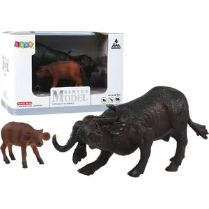 LEANToys animal figurine — calf buffalo model L-12316-0, plastic zoo toy