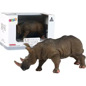 Коллекционная фигурка LEANToys Носорог большая модель 12287 — фигурка животного для коллекции