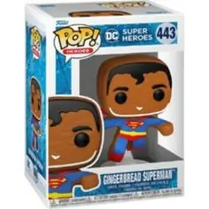 Коллекционная фигурка Funko POP DC Super Heroes 443 Gingerbread Superman виниловый бобблхед