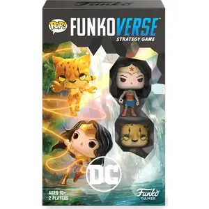 Набор фигурок Funko Pop: Женщина‑–Чудо и Гепард — Funko Pop Funkoverse DC Comics 102
