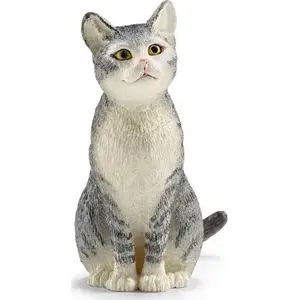 Figure Schleich seated cat model GXP-521057 by Schleich – collectible animal figurine