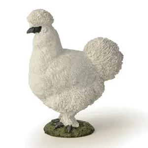 Papo Silkie Chicken PVC Figure, Multicolour, 70×20×42 mm, Blister Pack