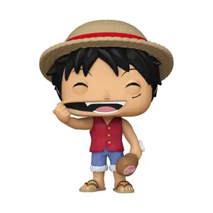 Collectible figure FUNKO POP! Monkey D. Luffy with Meat — One Piece anime, window box, height 10.9 mm, pack of 2