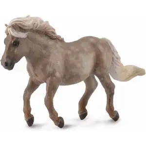 Collecta figurine Shetland pony silver dapple model 88606, detailed plastic collectible