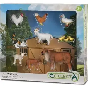 Collecta farm animal figure set, 9-piece figures by Collecta