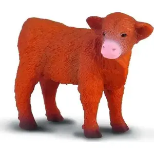 Collecta standing Scottish Highland calf figurine model 004-88233, realistic animal toy