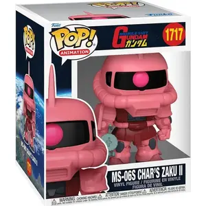 Figure Funko Pop 6" Mobile Suit Gundam 1717 MS-06S Char's Zaku II vinyl collectible